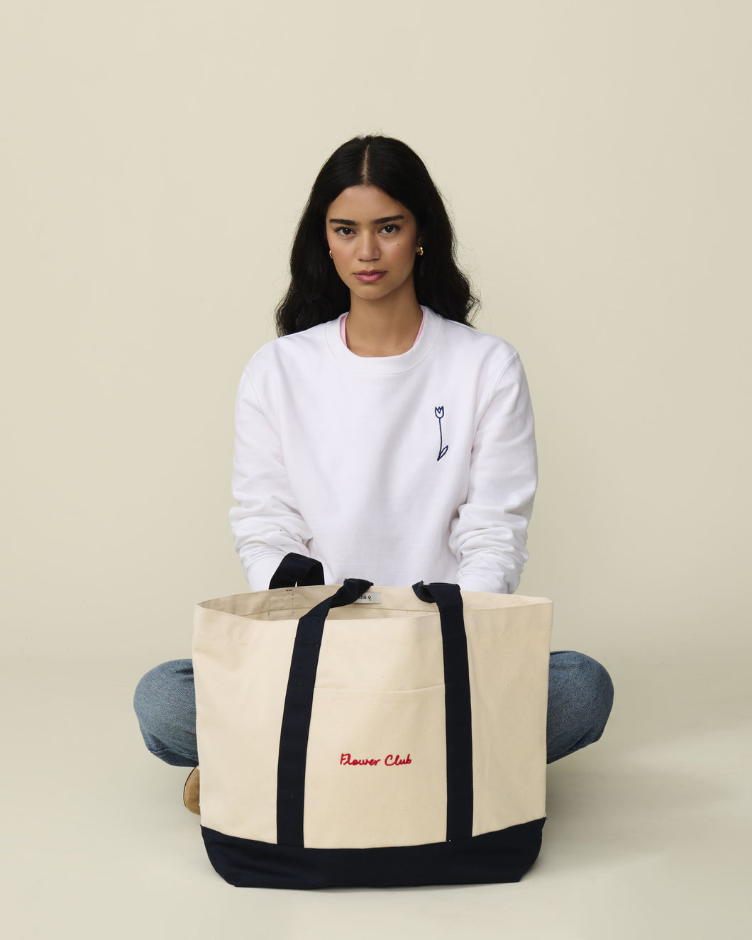 Load image into Gallery viewer, FLOWER CLUB TOTE
