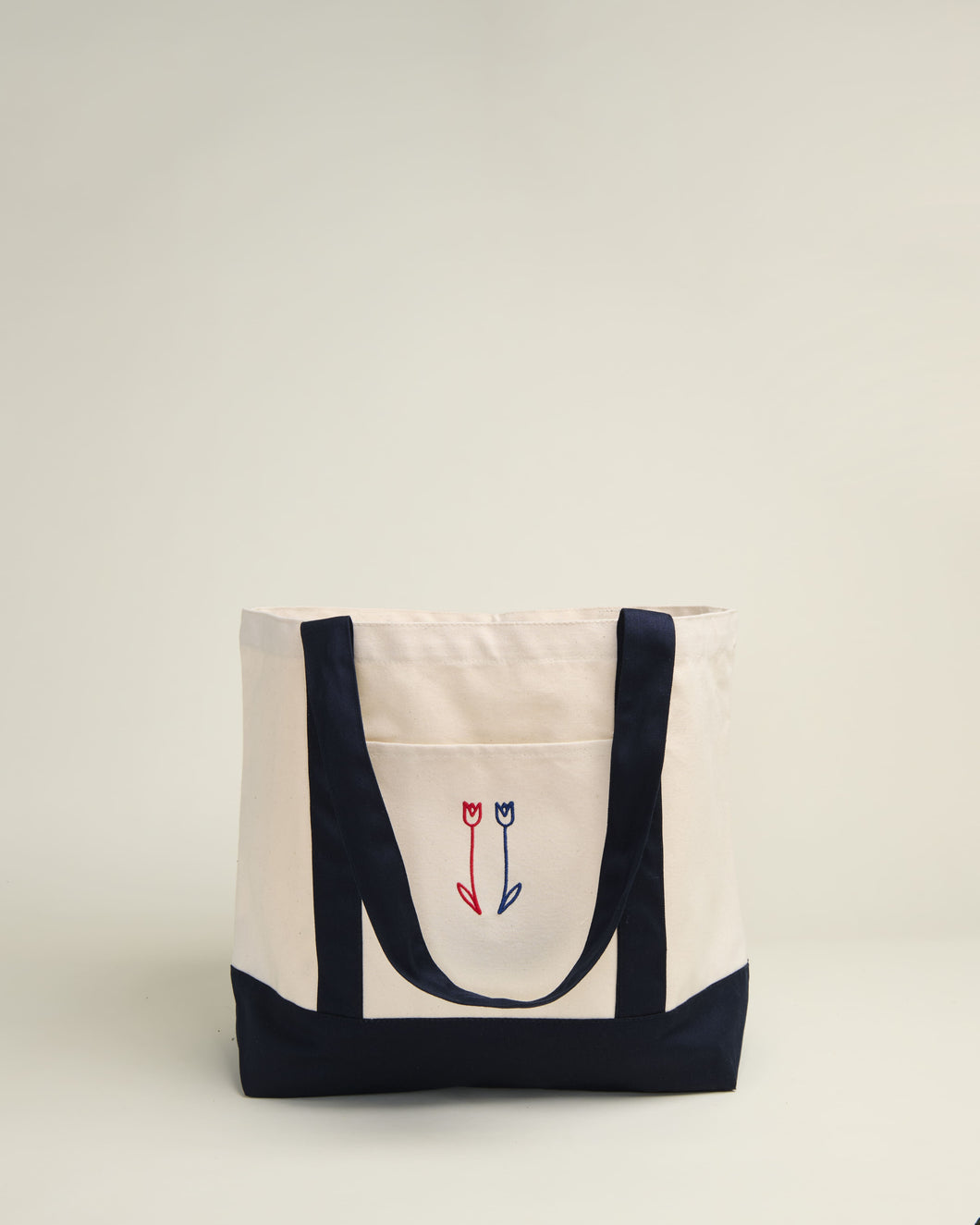 Load image into Gallery viewer, FLOWER MOTIF TOTE
