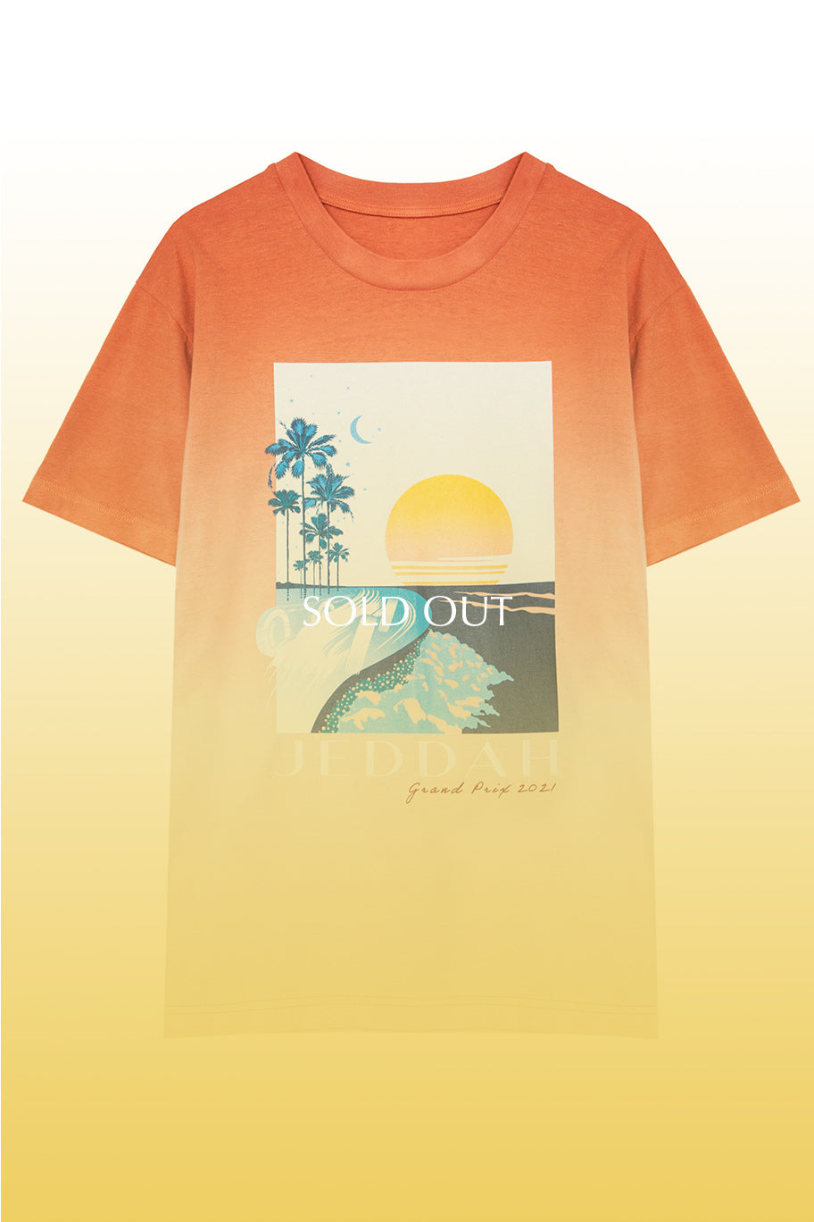 UNISEX ORGANIC GRADIENT GRAND PRIX TEE