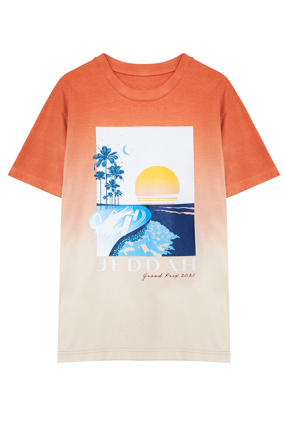UNISEX ORGANIC GRADIENT GRAND PRIX TEE