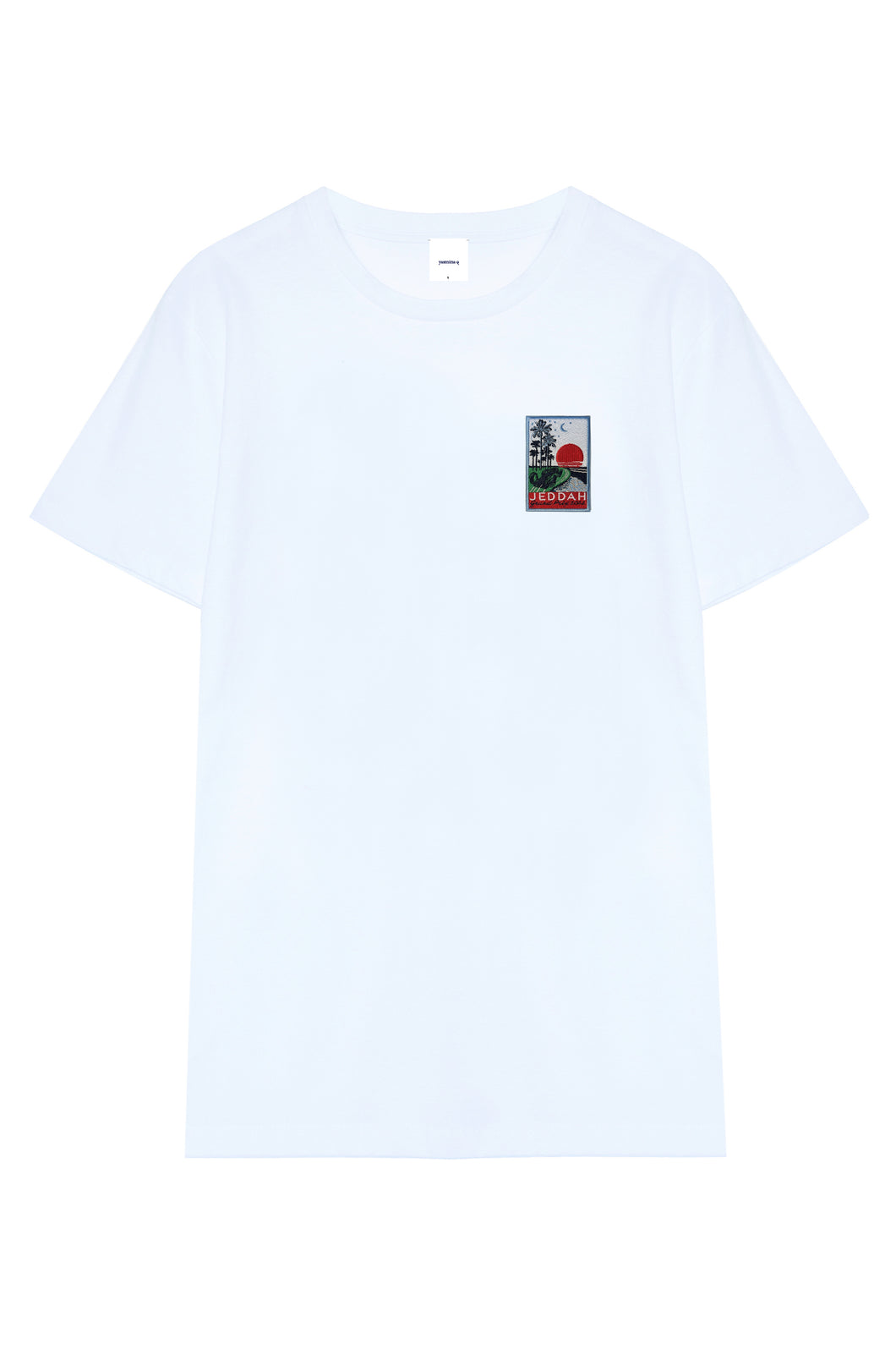 UNISEX ORGANIC GRAND PRIX EMBROIDERED BADGE TEE 2022